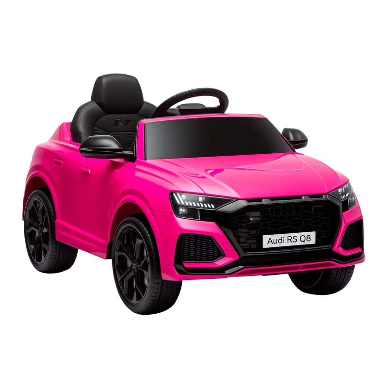 HOMCOM Audi RS Q8 Licensed Kids Electric Ride on Car - Pink