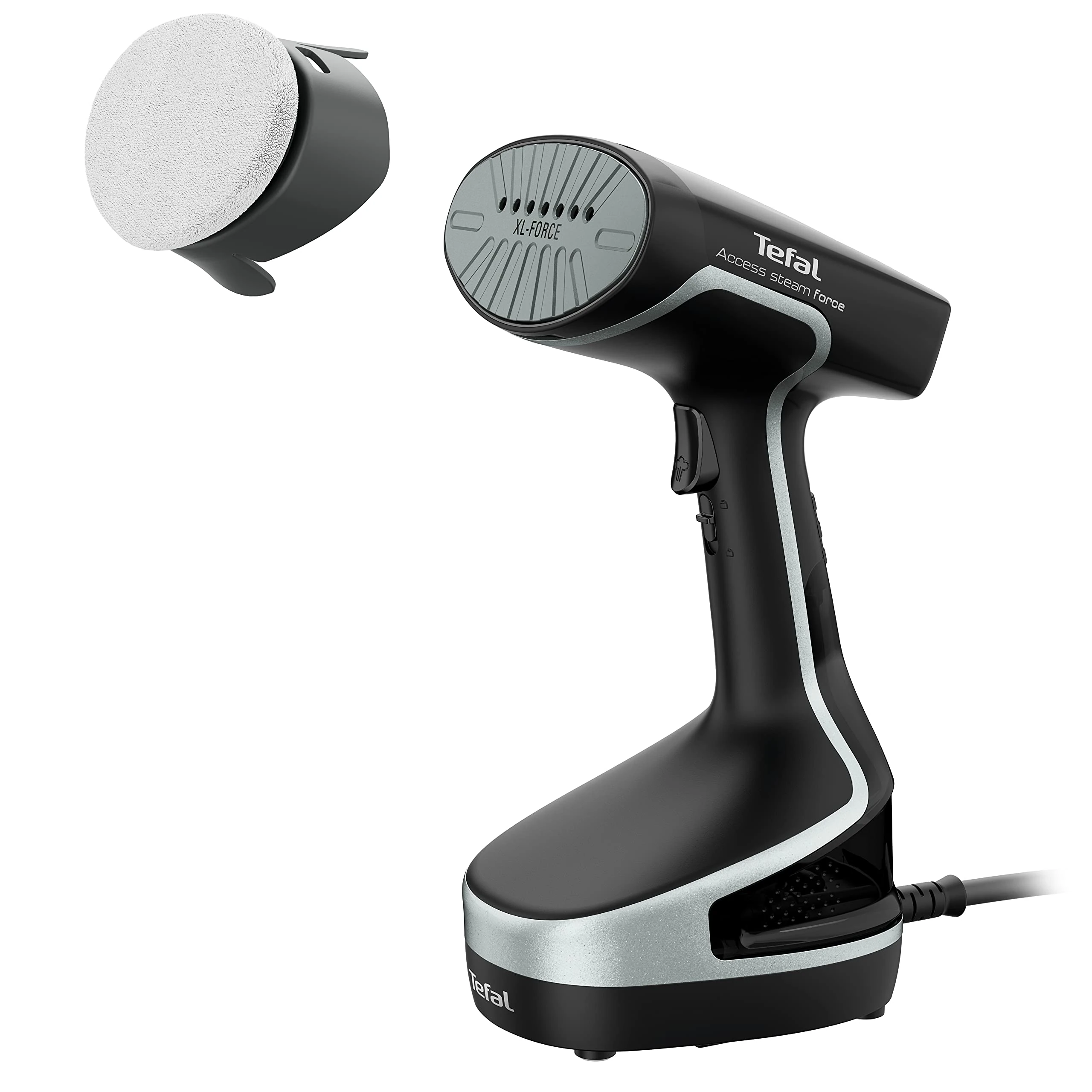 Tefal DT8250 ACCESS STEAM FORCE Compact Black Dampfbürste, 2000 Watts, 190 ml