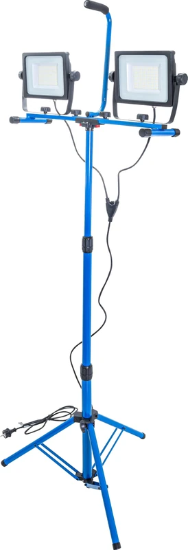 BGS 85338 | Duo-SMD-LED Work Flood Light | with Tripod | 2 x 70 W