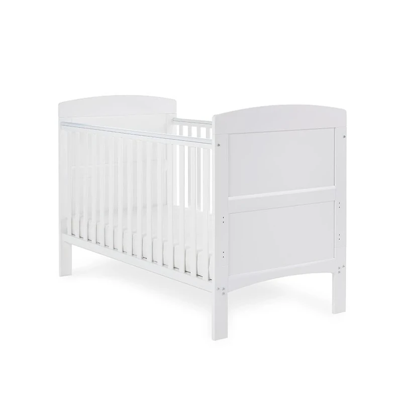 Grace Cot Bed & Under Drawer - White
