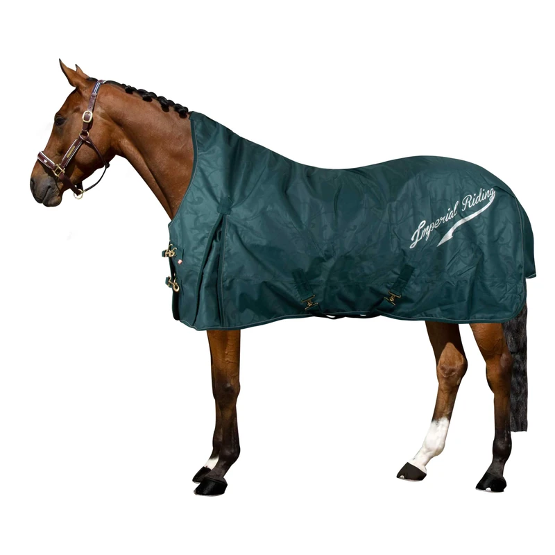 Imperial Riding IRHSuper-Dry Outdoor Blanket, 100 g, Forest Green, 205