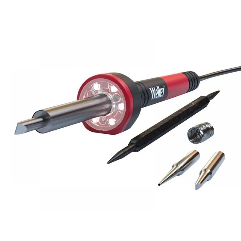 Weller WLIRK6023G 60W Soldering Iron Kit, LED Halo Ring, with Ergonomic Molded Pencil Grip Handle
