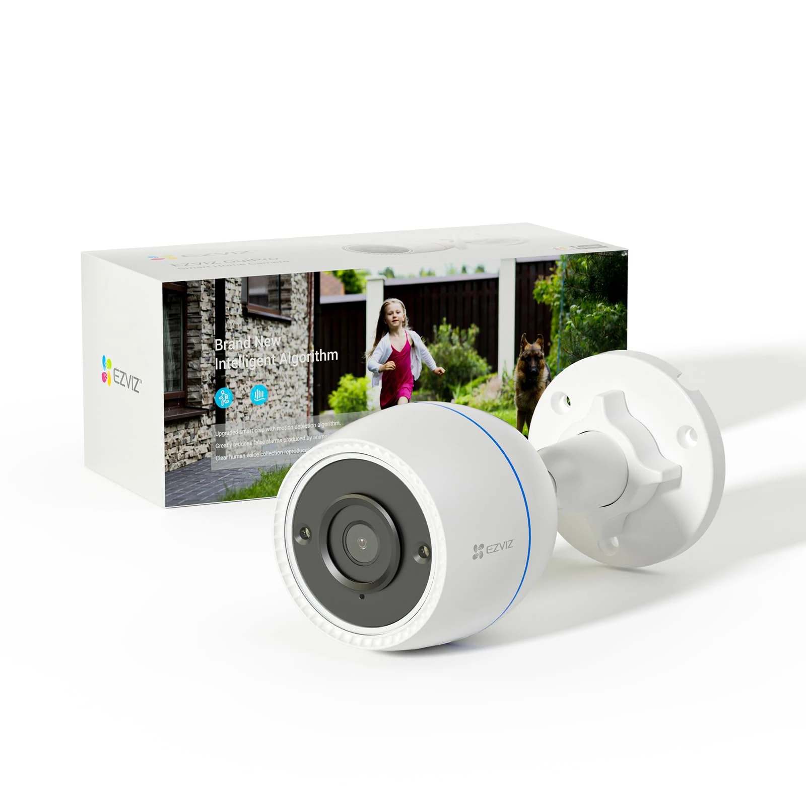 EZVIZ Outdoor Camera 30M Night Vision, CCTV System Wi-Fi Home Security Camera Surveillance, 1080P FHD, Smart Motion Detection, IP67 Waterproof, 256GB SD Card/Cloud Storage, Alexa/Google Control|C3TN