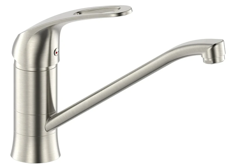 Edouard Rousseau Sawyer Sink Mixer Tap with Stainless Steel Finish