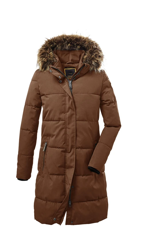 G.I.G.A. DX Women's Gw 18 Wmn Qltd Prk Casual Quilted Parka with Hood, Rust, 36 (EU)