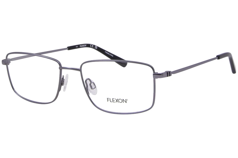 Flexon H6052 59325 070 matte gunmetal vista Men's Acetate, Standard, 55