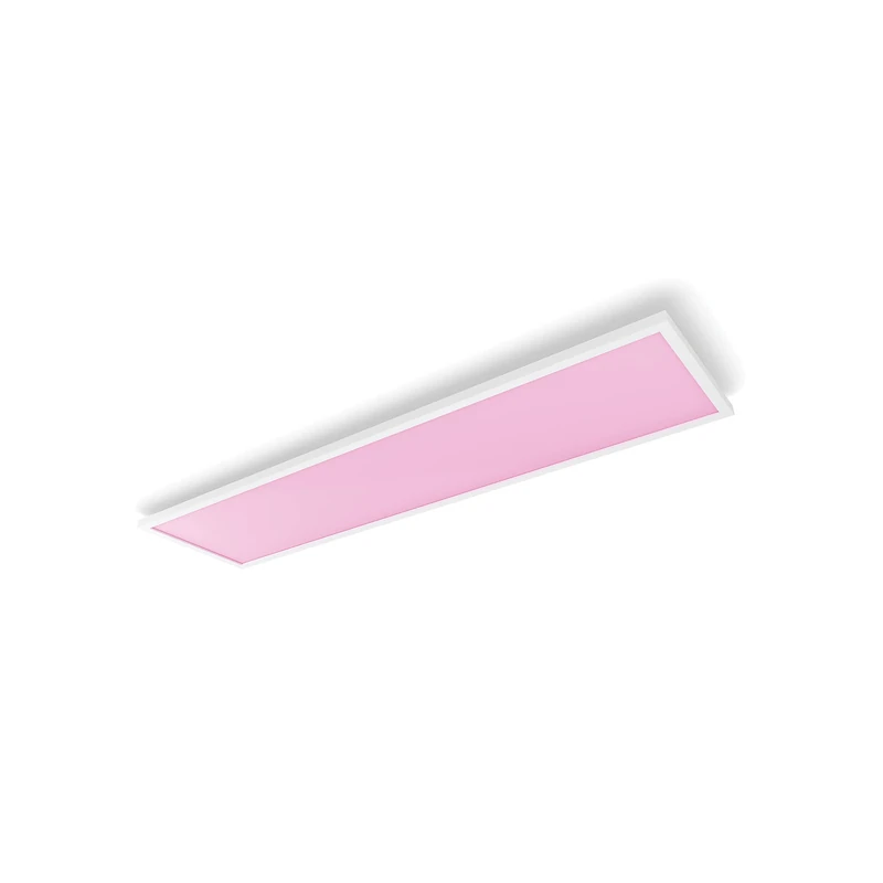 Philips Hue Surimu White and Colour Ambiance Smart Lighting Rectangle Panel Light, Smart Ceiling Light with Bluetooth, Living Room Lamp Compatible with Alexa, Google Assistant and Apple Homekit