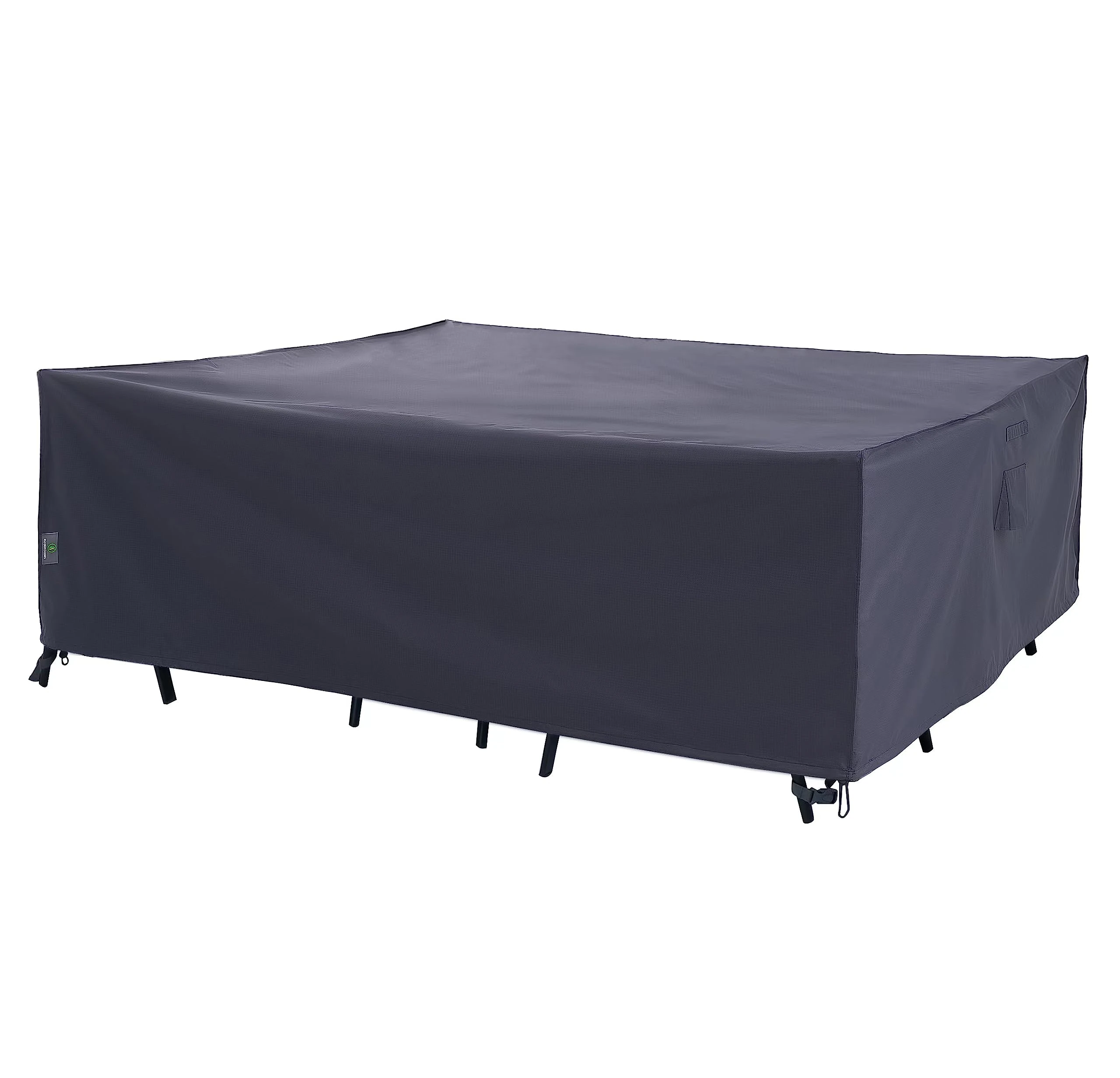 F&J Outdoors Waterproof Garden Furniture Cover 320x210x80cm UV Resistant Fade Resistant Eco-friendly Fabric Sectional X-Large Covers,Grey