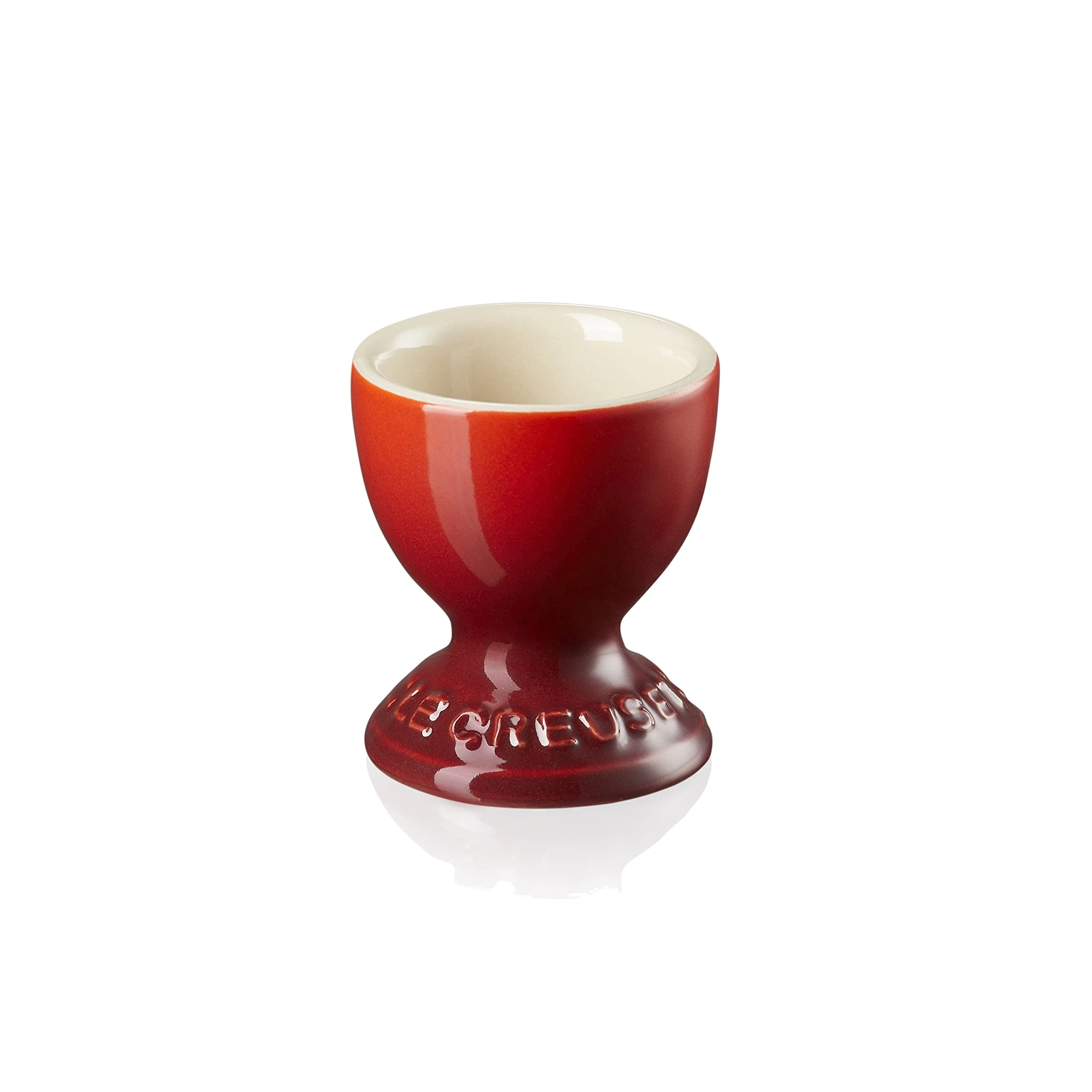 Le Creuset Stoneware Footed Egg Cup, 9 g, 5.3 x 5.3 x 5.9 cm, Cerise, 71702000600099