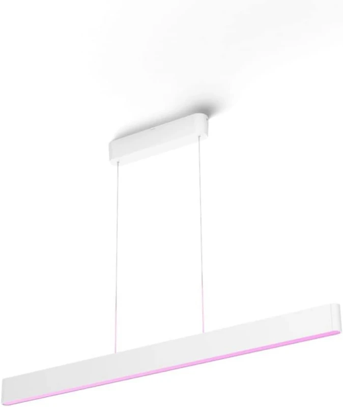 Philips Hue Ensis White and Colour Ambiance Ceiling Pendant Smart Light [White] Suitable for Kitchen and Dining. with Bluetooth. Works with Alexa, Google Assistant and Apple Homekit.