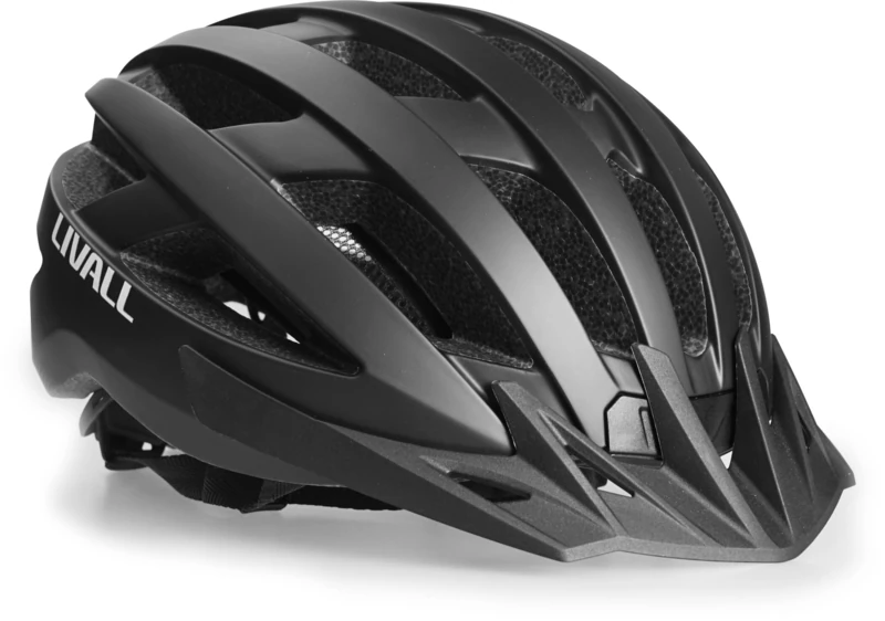 LIVALL MT1 Neo - Smart bike helmet with LED light system, SOS alarm system, multimedia unit & hands-free system in matt black size 58-62 cm L - Image 1