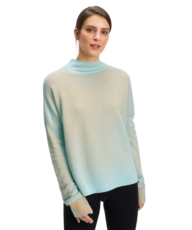 FALKE Ladies Pullover 6960 Turquoise, M/L, Turquoise, L