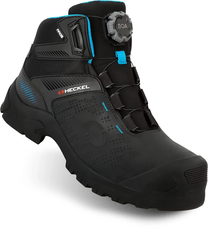 Heckel MACCROSSROAD 3.0 S3 Safety Boots – Work Boots with BOA Fit System – Water-Repellent, Slip-Resistant & Heat-Resistant Outsole