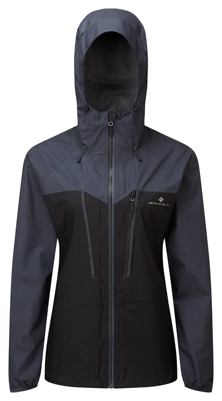 Ronhill, Wmn's Tech Fortify Jacket, Running, Black/Charcoal, 14