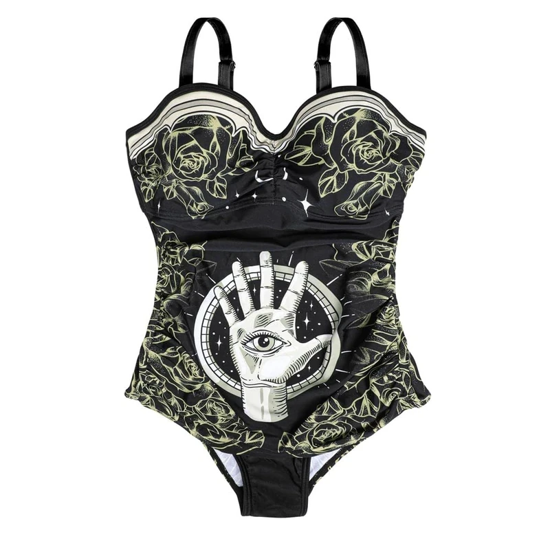 Hot Chocolate Design Esoteric Women's Swimwear One Piece Multicoloured 3XL - Image 1