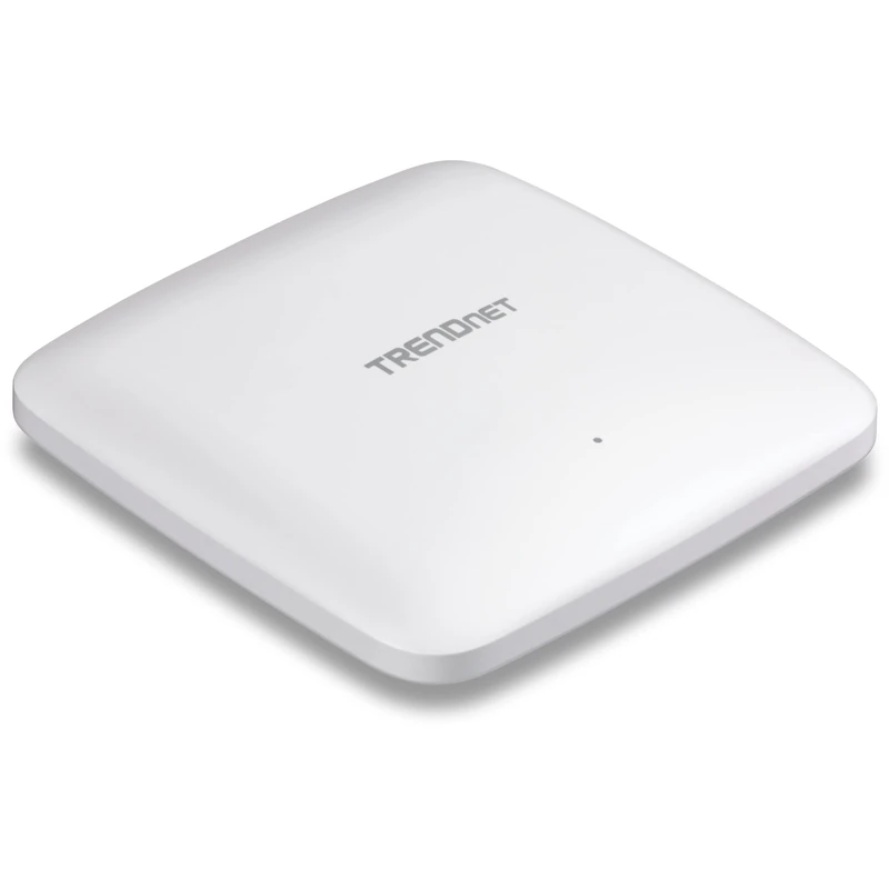 TRENDnet AX1800 Dual Band WiFi 6 PoE+ Access Point, 1201Mbps WiFi AX + 576Mbps WiFi N, MU-MIMO, OFDMA,1024 QAM, WDS, Client Bridge, WDS Bridge, AP, WDS Station, White, TEW-921DAP - Image 1