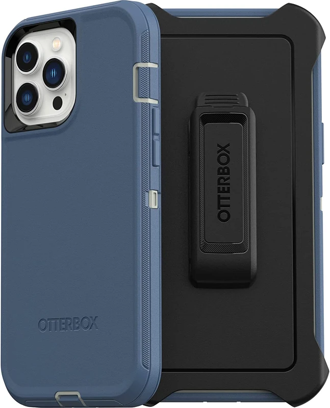 OtterBox DEFENDER SERIES SCREENLESS EDITION Case for iPhone 13 Pro Max & iPhone 12 Pro Max - FORT BLUE