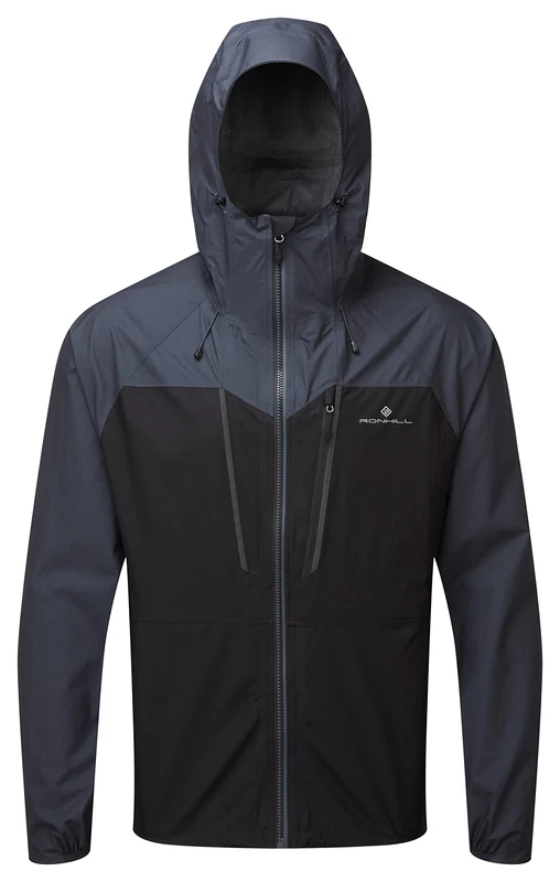 Ronhill Running, Men's Tech Fortify Jacket, Black/Charcoal, XL