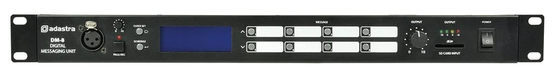 Adastra | 1U Rack Mountable Digital Messaging Unit for Scheduled Audio Playback - Image 1