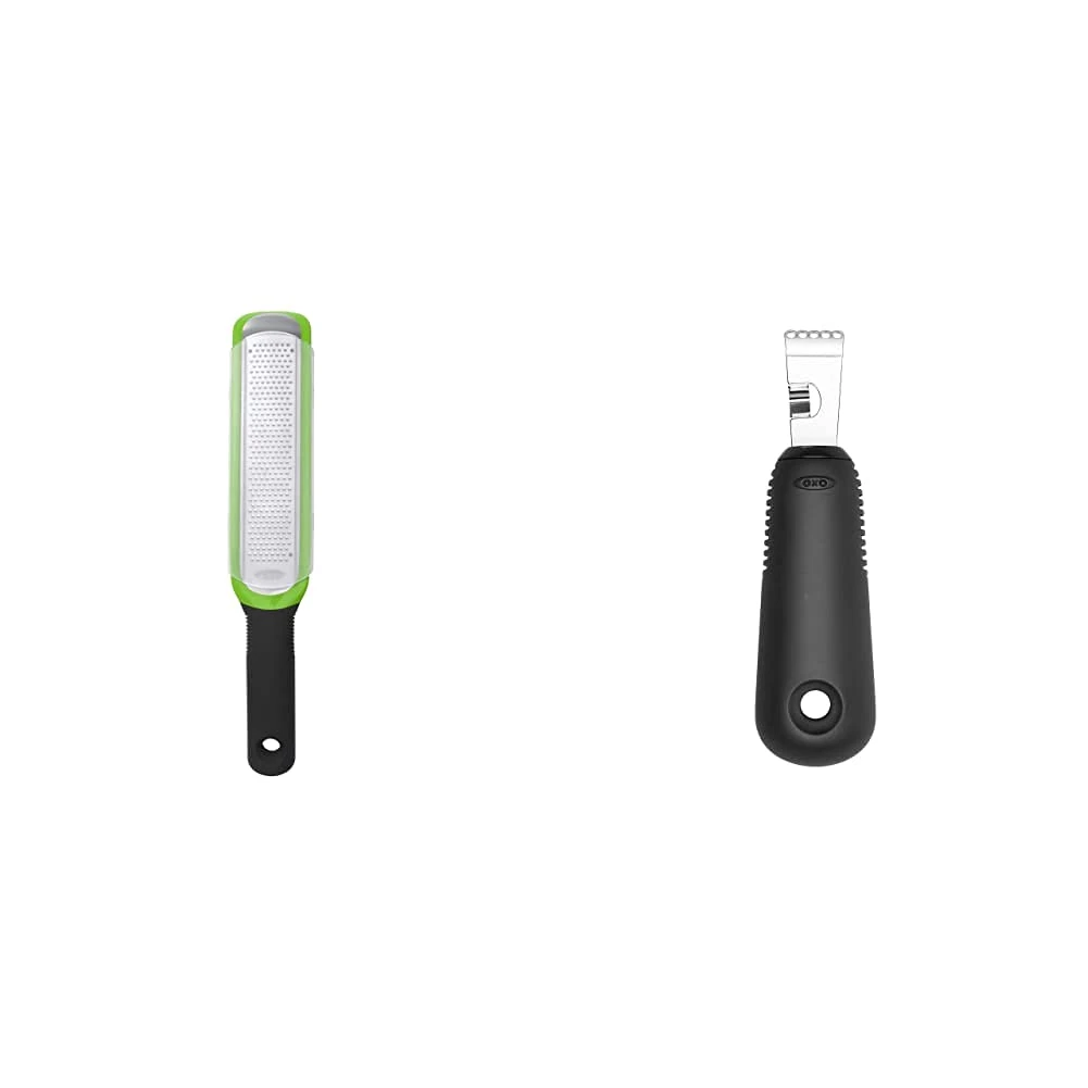 OXO Good Grips Etched Zester & Good Grips Citrus Zester with Channel Knife
