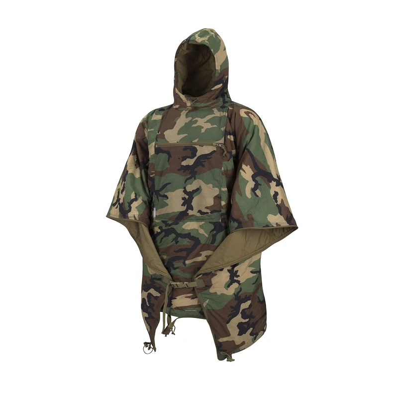 Helikon-Tex SWAGMAN ROLL PONCHO® US Woodland (PO-SMR-NL-03) - Image 1