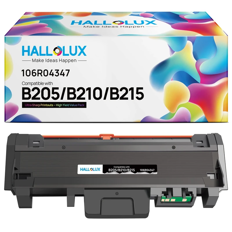 HALLOLUX B210 Compatible Toner Cartridges for Xerox B205 B210 B215 for B215DNI B205NI B210DNI B205MFP B215MFP 106R04347 (Black, 1-Pack)