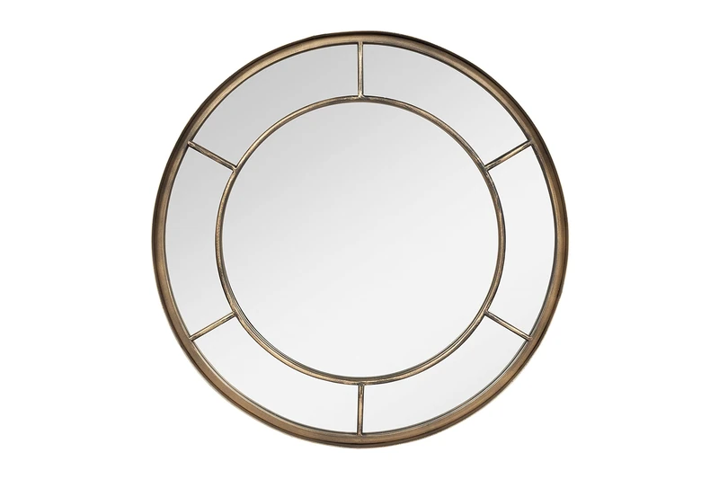 Aston & Wold by La Hacienda Valencia Indoor & Outdoor Mirror, 55909, Large, Brushed Gold