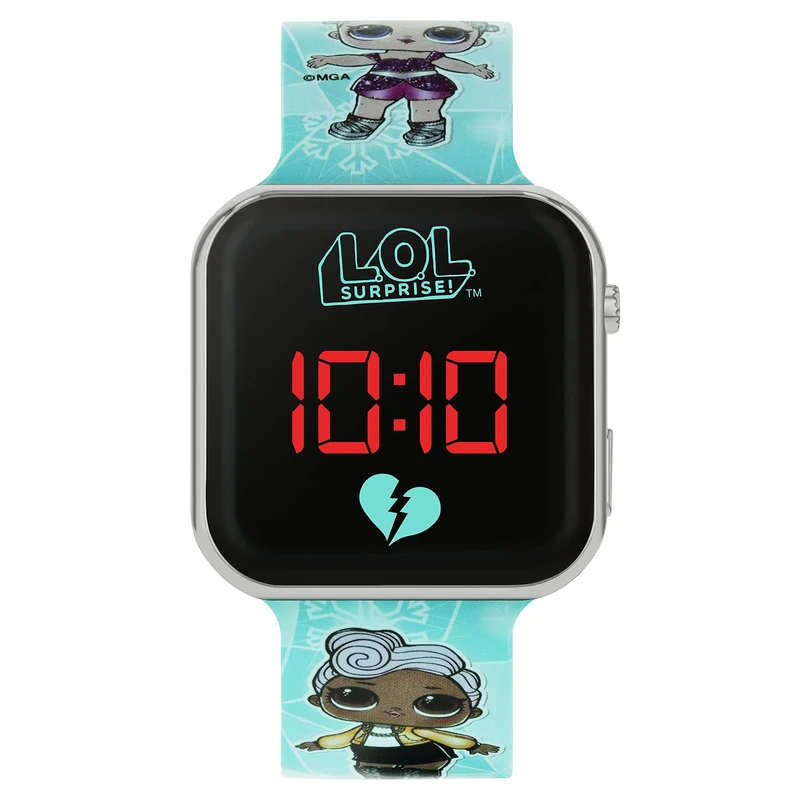 Disney LOL Kids Printed Blue Silicon Strap Watch LOL4531