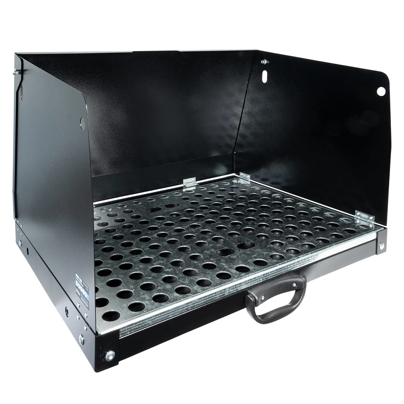 Güde MSK 760 Mobile Welding Cabin (Foldable, Made of Sturdy Sheet Steel, Removable Galvanised Grate, Carry Handle, Work Surface 745 x 525 mm, Protection Against UV Rays, Welding and Grinding Unks)