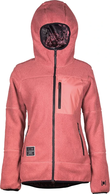 L1 Premium Goods Women's Genesee Fleece W Jacket, Rose, S