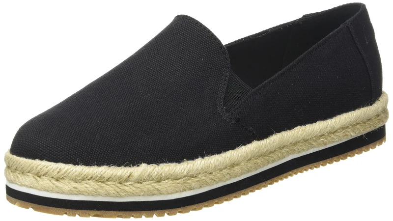 TOMS Women Palma Black Canvas UK4.5 - Image 1
