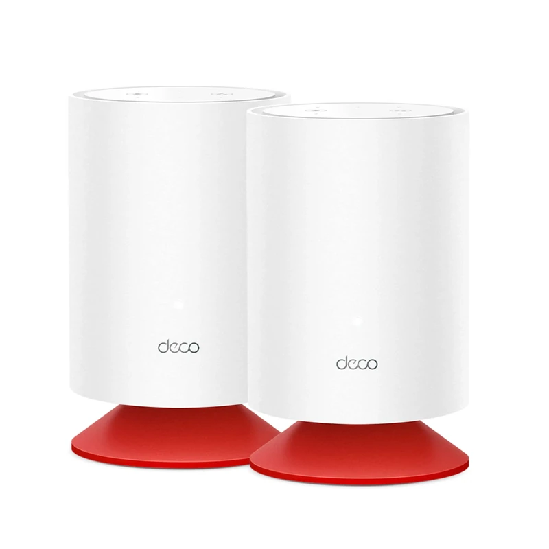 TP-Link Deco Voice X20 2 pack Wifi 6 Booster, AX1800 Whole Home Mesh Wi-Fi Router, Dual-Band internet booster, Gigabit Ports, Extended Coverage up to 4000 ft2, HomeShield, Works with Alexa