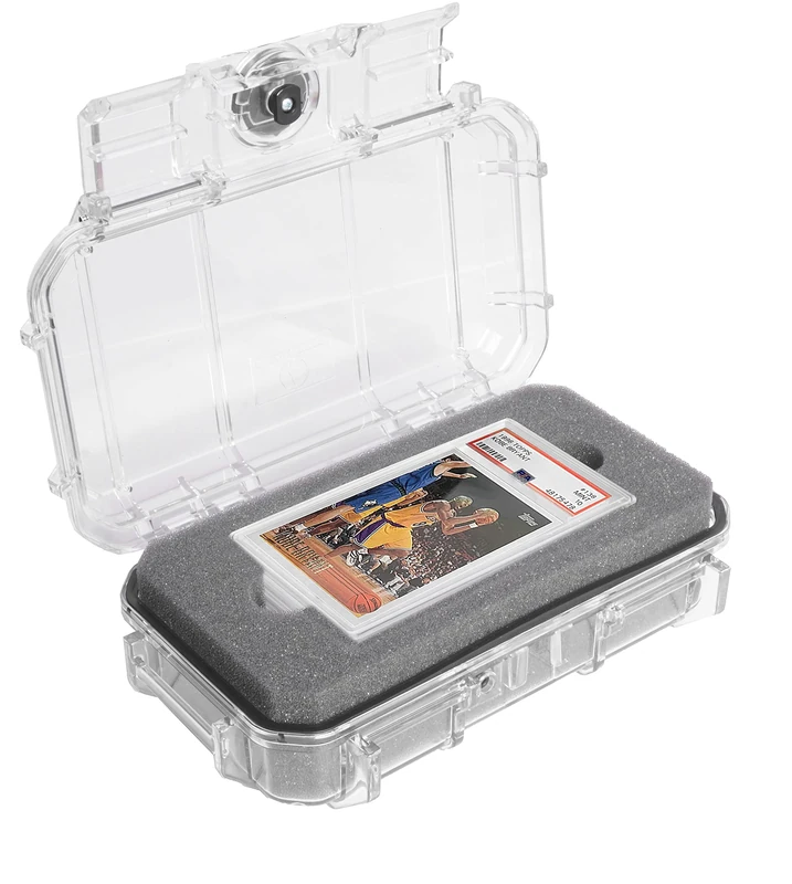 Case Club 9 Graded Card Slab Case - Fits Up to 9 PSA Slabs - Organize Pokemon & Sports Trading Graded Card Case - Waterproof - Heavy Duty - Airline Approved - Impact Resistant - Lockable