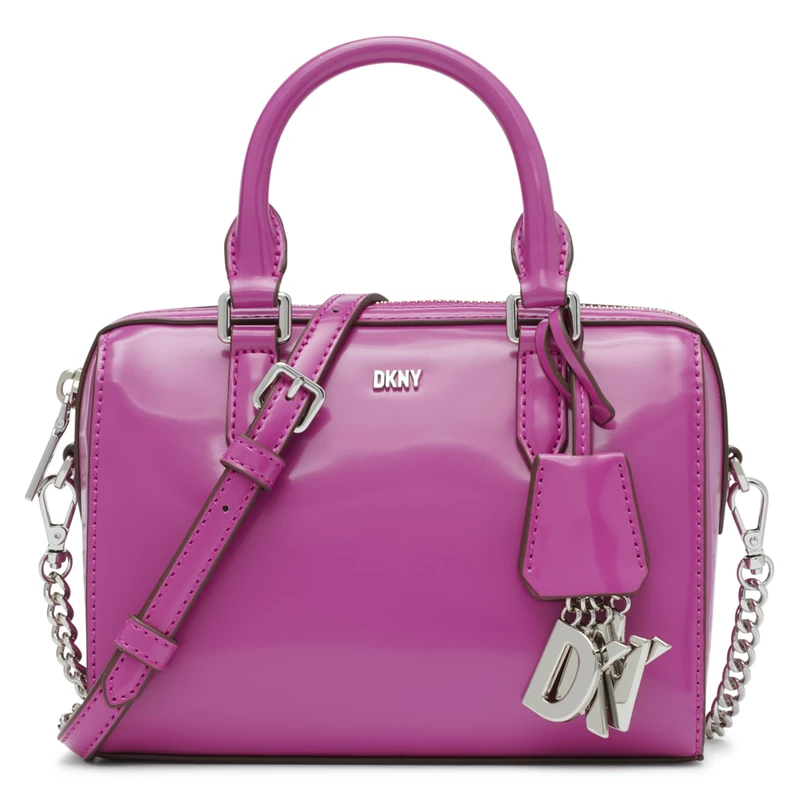 DKNY Women's Paige Small Duffle Bag Handbag, Darkk Orchid, One Size