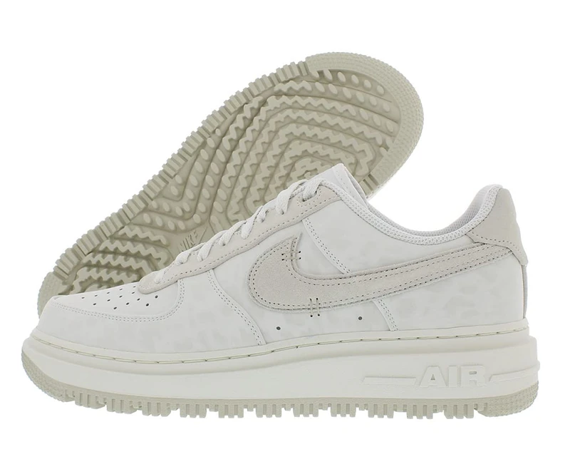 NIKE Mens Air Force 1 Luxe Sneaker, Summit White Summit White Light Bone, 10.5 UK