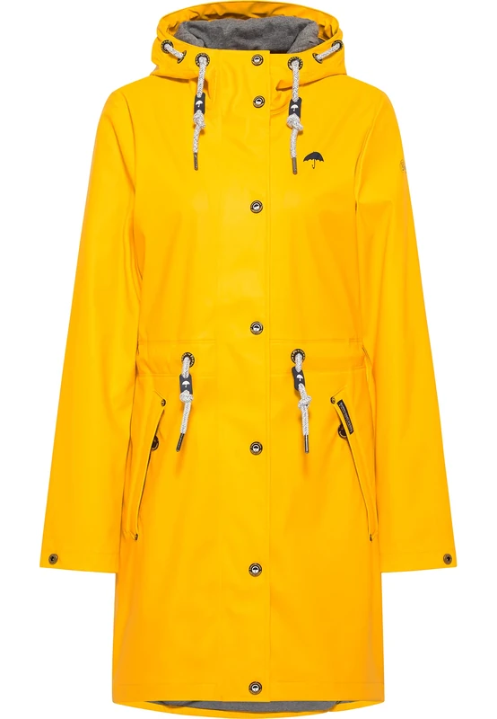 Schmuddelwedda Women's 4063523638675 Wool Coat, Sunshine Yellow, M