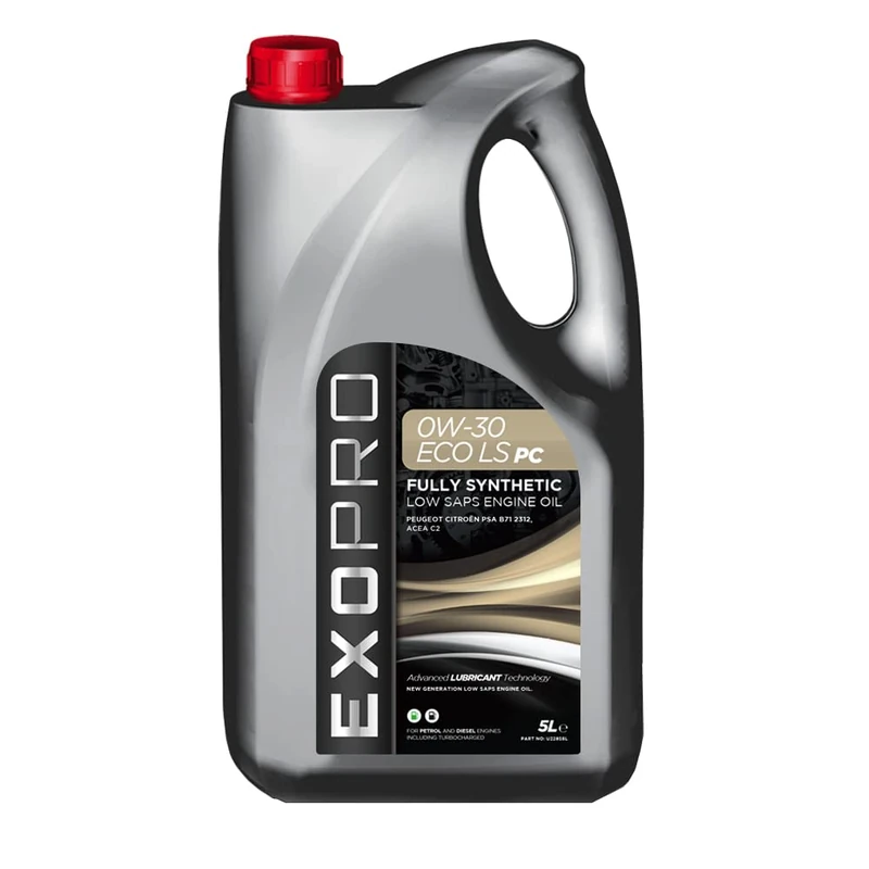 Fully Synthetic Low SAPS Engine Oil 0W-30 Eco LS PC - 5 Litre