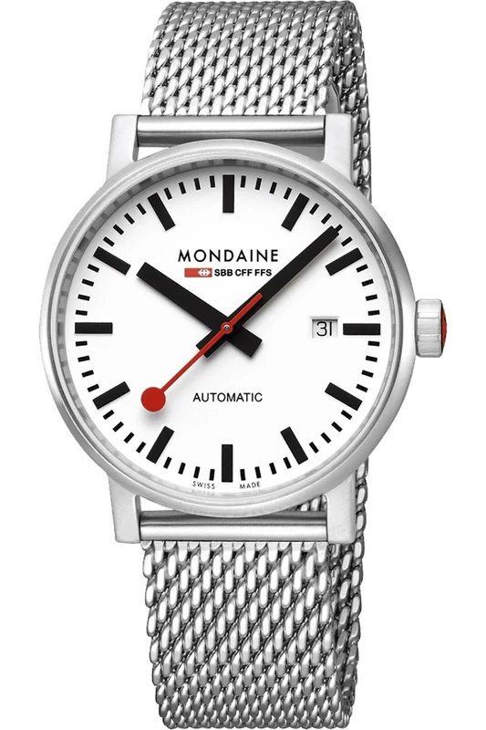Mondaine Evo2 Automatic Mens Analogue Automatic Watch with Stainless Steel Bracelet MSE.40610.SM