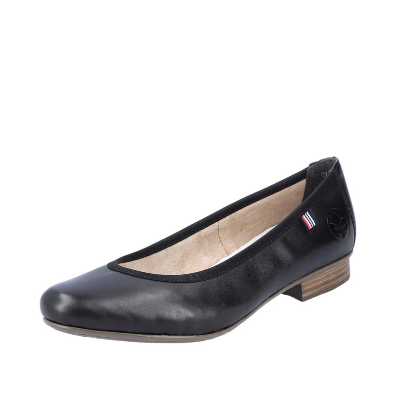 Rieker 51994, Ballet Flat, Schwarz,