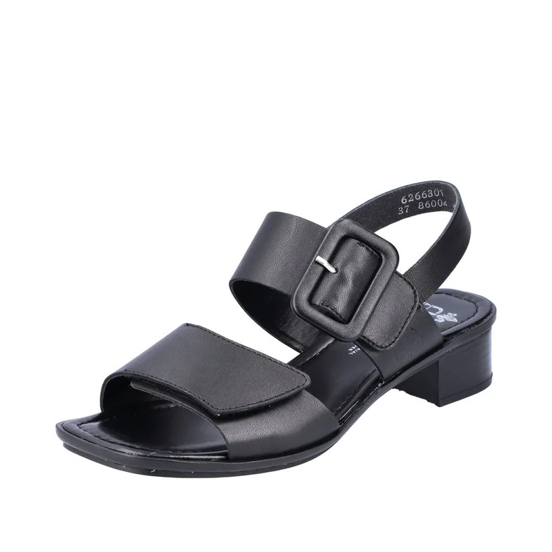 Rieker 62663, Sandal, Schwarz,