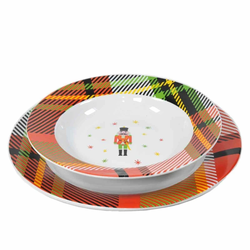 Home Royal Wings Dinner Set of 18 Porcelain