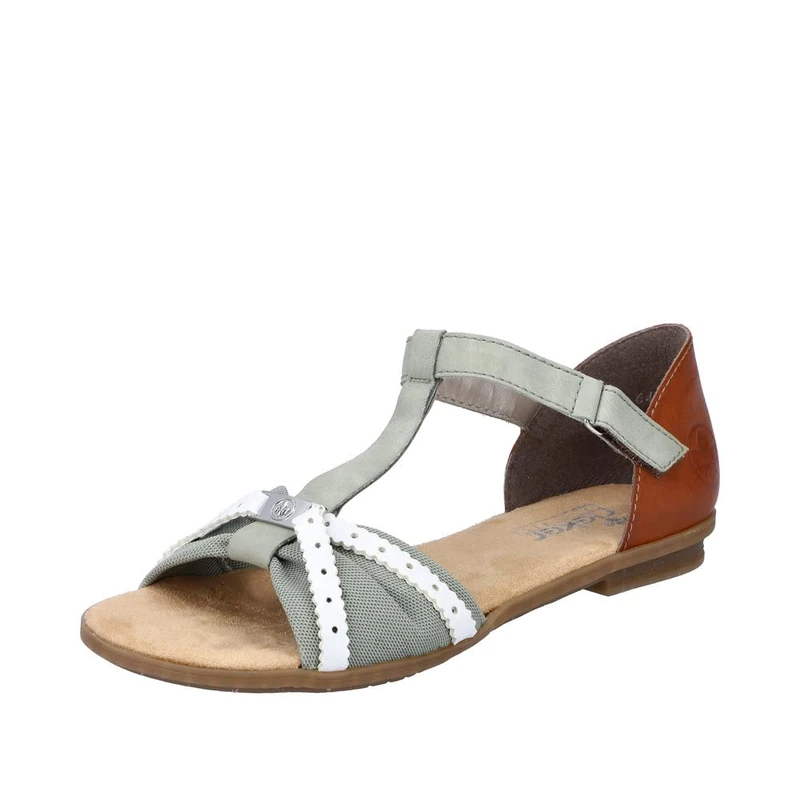 Rieker 64250, Sandal, weiß,