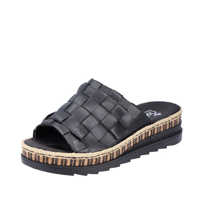 Rieker V7988, Mules, Schwarz,