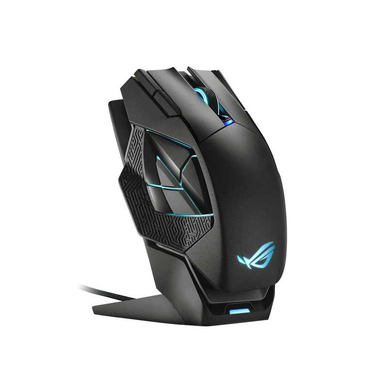 ASUS ROG Spatha X Mouse - 19,000 DPI, 12 Buttons, 24GHz/USB