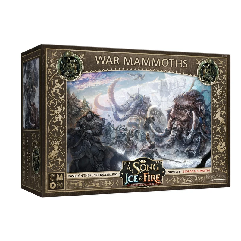 Asmodee | CMON | A Song of Ice & Fire – War Mammoths | Expansion | Tabletop | 2 Players | From 14+ Years | 45+ Minutes | German | Multilingual
