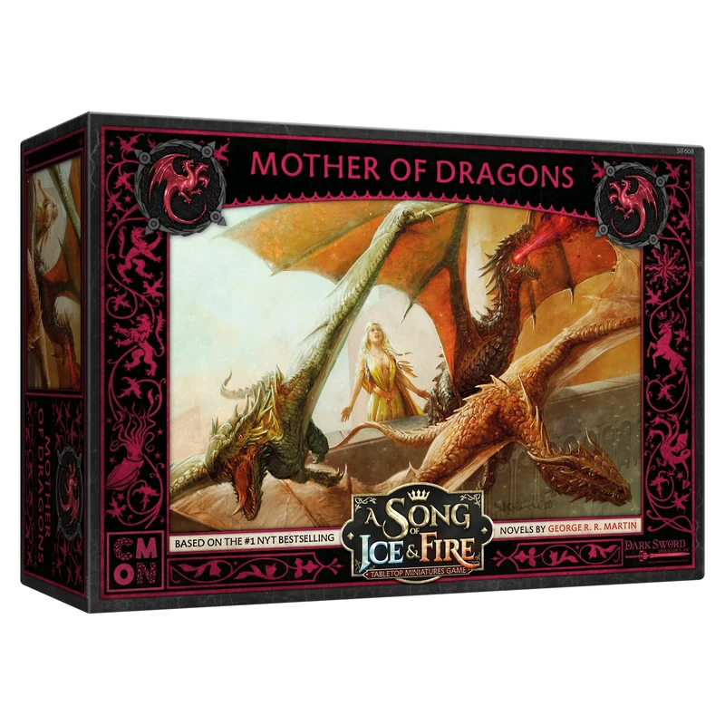 CMON, A Song of Ice & Fire - Mother of Dragons, Expansion, Tabletop, 2 Players, Ages 14+, 45+ Minutes, German, Multilingual