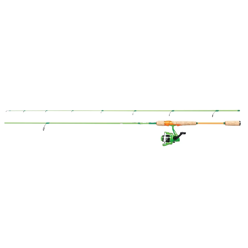 Berkley Flex Trout Spinning Combo - Rod and Reel, Pre-Spooled for Brown and Rainbow Trout, Predator Fishing - Unisex, Green, 2.4m | 2-12g