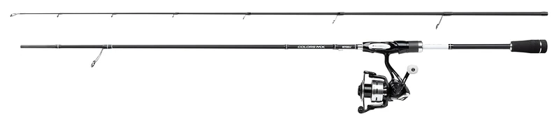 Mitchell Colors MX Spinning Combo, Fishing Rod and Reel Combo, Spinning Combos, Predator Fishing,Pike/Perch/Zander, Unisex, White, 2.44m | 5-21g