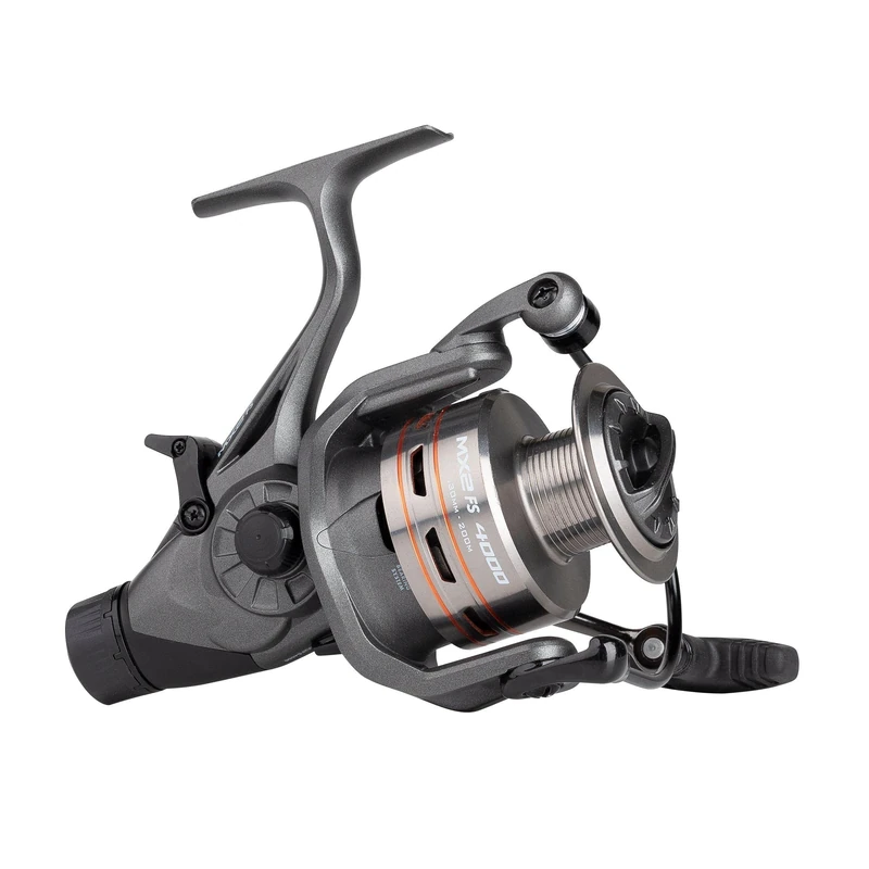 Mitchell MX2 FS 2500 Freewheel Fishing Reel with Baitrunner System - Aluminium Spool - Coarse Fishing and Carp Fishing on Free Line, Grey