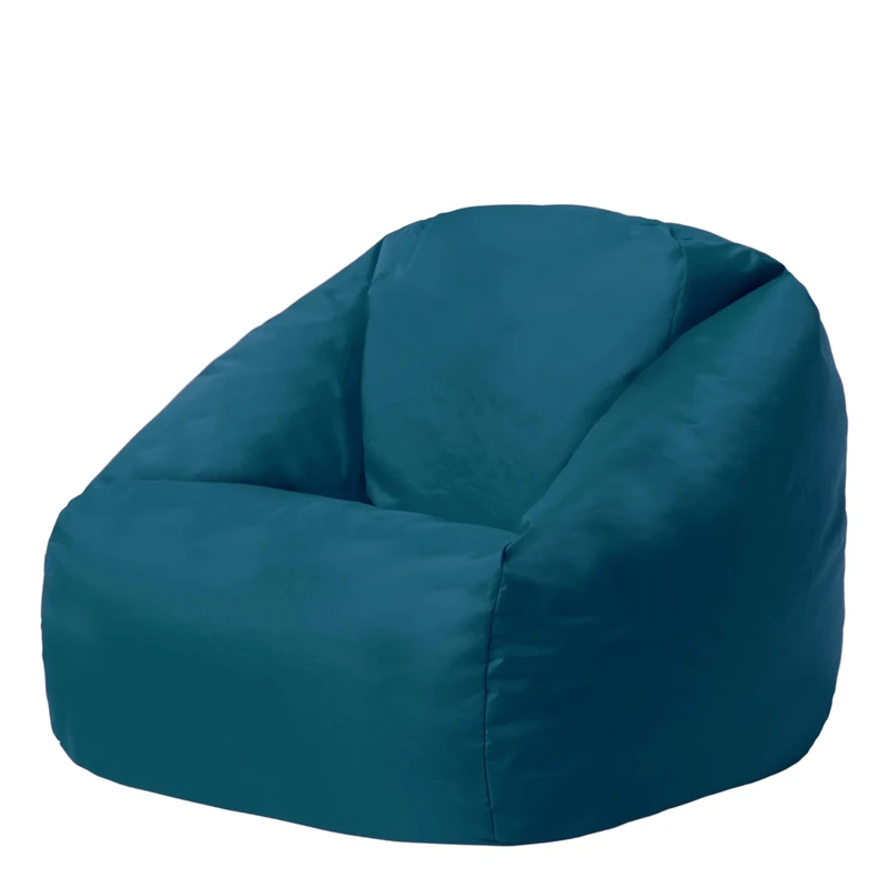 Bean Bag Bazaar Hi-Rest Kids Bean Bag Chair, Teal Green, Indoor Outdoor Water-Resistant Fabric, Kids Chair with Filling Included, Garden, Outdoor Seating, Playroom, Bedroom
